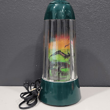 Vintage 1994 Rabbit Tanaka Spencers Rotating Dinosaur Lamp Tested Working picture