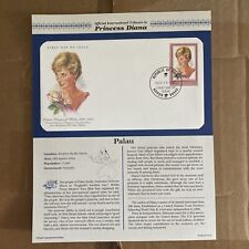 Official International Tributes to Princess Diana First Day Issue PALAU picture