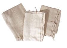Authentic Mud Cloth African Handwoven Bambara Fabric (Plain White) picture