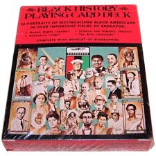 Vintage Famous Blacks playing cards deck picture