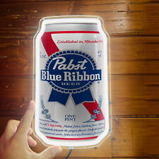 Pabst Bule Ribbon Beer Can Neon Light Bar Room Store Wall Decor LED 12