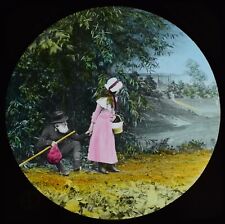 RARE Magic Lantern Slide THE OLD CURIOSITY SHOP NO12 C1884 PHOTO CHARLES DICKENS picture