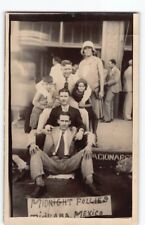 1920s Tijuana Streetside Souvenir Photo~Flapper Era~Mexico RPPC Postcard -P5 picture