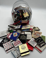 Vintage Matchbooks A Full Jar (jar Included) Or 70+ Matchbooks HUGE Lot + Jar picture