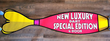 1970's Dodge Dart Luxury Special Ed. 4-Door Dealer Showroom Banner Sign Rare picture
