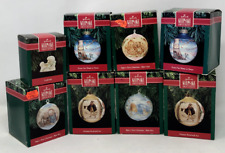 Lot of 8 1990s Hallmark Keepsake Ornaments In Original Boxes - Gifts picture