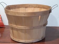 Vintage Wooden Basket With Handles picture