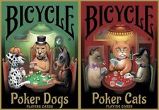 Bicycle Poker Dogs & Poker Cats Set (1000 Deck Club) picture