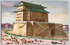 Postcard~ Chien Men Gate, Peking, China~ Dollar Steamship Lines San Francisco CA picture
