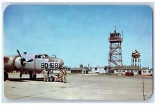 Lubbock Texas Postcard Reese Air Force Base Airport Flight c1960 Vintage Antique picture