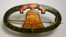 1776 -1926 Sesqui-Centennial Enamel Pin, picture