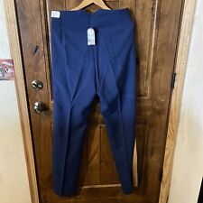 Vintage davis navy gold high waist uniform pant trouser army 34w NEW TAGS picture
