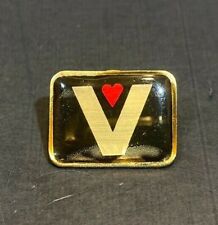 Rare Vtg McDonald's Vulcan Hart Red Heart Enamel Pin Restaurant Equipment Vendor picture