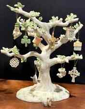 Lenox Luck of the Irish Miniature Tree W/ 12 Ornaments Complete Set Original Box picture