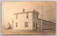Dickason Goodman Lumber Co. Yards Mannford Oklahoma Tulsa c1910 Real Photo RPPC picture