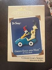 2002 Hallmark Dr. Seuss Ornament Green Eggs And Ham #4th In Series picture