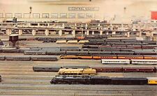 Model Train Railroad Locomotive Museum Tyco AHM Bachmann Lionel Vtg Postcard C5 picture
