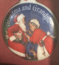 1992 Heirloom Collection Carlton Cards CHRISTMAS WARMTH(Grandparents)Ornament picture