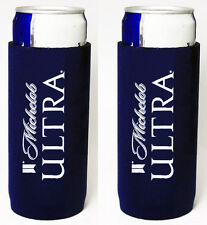 Michelob Ultra Slim Can (2) Licensed Beer Koozie Can Cooler Coozie  picture