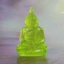 Miniature Image of the Buddha Sculpture Peridot Green Chalcedony Carving 6.30 ct picture