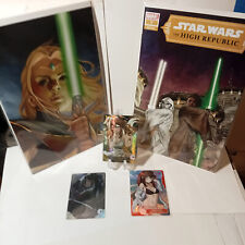 Star Wars: High Republic 2021 KEY ISSUE VARIANT SET + 3 GODDESS STORY CARDS picture