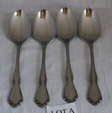 Oneida Chateau 4 TEASPOONS Oneidacraft Deluxe Stainless Flatware picture