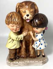 VTG Moppets 1973 Fran Mar Gorham Japan Boy Girl  Dog Collectible Figurine picture