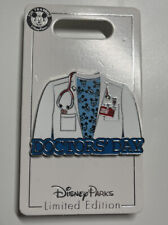 Disney Parks Doctors' Day 2021 Mickey Mouse Lab Coat With Stethoscope LE Pin picture
