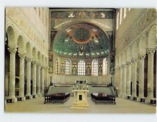 Postcard Three nave interior, Basilica Di S. Apollinare In Classe, Italy picture