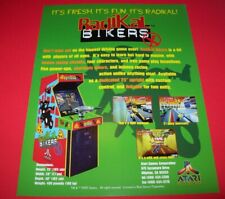 Radikal Bikers Radical Arcade FLYER Original Video Game 1998 UNUSED Vintage  picture