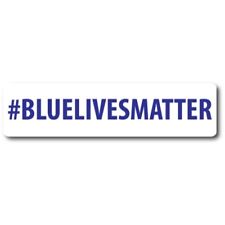 #BLUELIVESMATTER Magnet Decal, in Support of Law Enforcement, 2x8 Inches picture