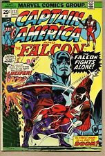 Captain America #177-1974 fn 6.0 Falcon / Lucifer / John Romita X-Men Make BO picture