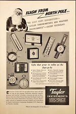 1937 Taylor Instruments Thermometers and Weather Vintage Print Ad Christmas picture