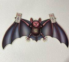 Vintage Halloween Bat Coors Light Beer Sign Paper Card Stock USA picture