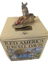 Schmid Corn Crib Mouse  RFD America Lowell Davis Signed 1989 Original Box Vtg picture