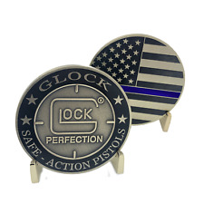 Thin Blue Line Police Challenge Coin J-019 picture