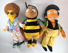 2004 Vintage 3 The Simpson Characters Disco Stu Bumblebee Man & Abu Kwick E Mart picture