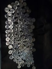 Vintage Lot Of 125 Fancy Mother Of Pearl Buttons 1/4