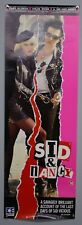 Sex Pistols Sid Vicious Poster Original Embassy VHS Promo Sid And Nancy 1986 picture