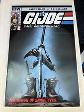 G.I.JOE A Real American Hero 215 Cover A: The DEATH of SNAKE EYES Part 4 IDW picture