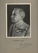 Photo Antique, Portrait Military General Nivelle,Still Underwood,Vintage picture