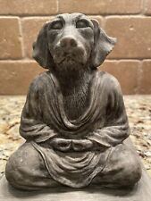 Accoutrements Meditating Yoga Dog Statue Bookend China 1996 picture