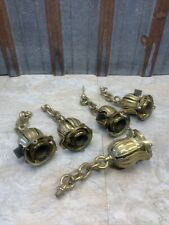 LOT OF 5 PERKINS Vintage BRASS LAMP SOCKET  Parts Salvage, Re-Purpose ￼ picture