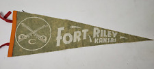 Vintage Fort Riley Kansas Pennant picture