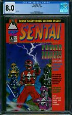 Sentai #2 (1994) ⭐ CGC 8.0 ⭐ 1st POWER RANGERS Comic Appearance Antarctic Press picture