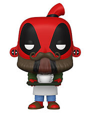 Funko Pop Marvel: Deadpool 30th - Coffee Barista Deadpool picture