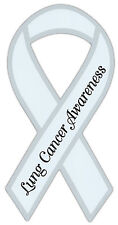 Ribbon Awareness Support Magnet - Lung Cancer - Cars, Trucks, Refrigerator picture