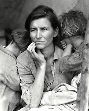 MIGRANT MOTHER (1936) DOROTHEA LANGE PHOTOGRAPHER - 8X10 PHOTO (DD-111) picture