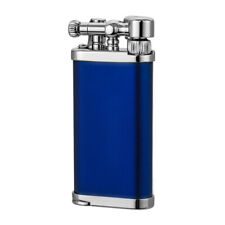 IM Corona Old Boy Pipe Lighter Blue Metallic Chrome 64-3109 New in Box picture