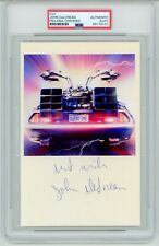 John DeLorean ~ Signed Autographed Back to the Future Time Machine ~ PSA DNA picture